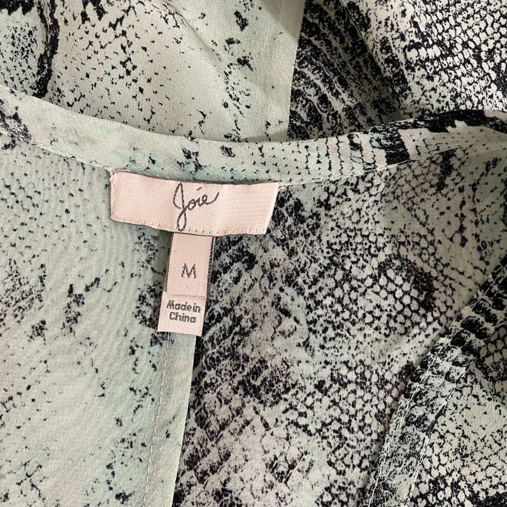 joie silk snakeskin print peri B Shift Dress - Picture 3 of 9